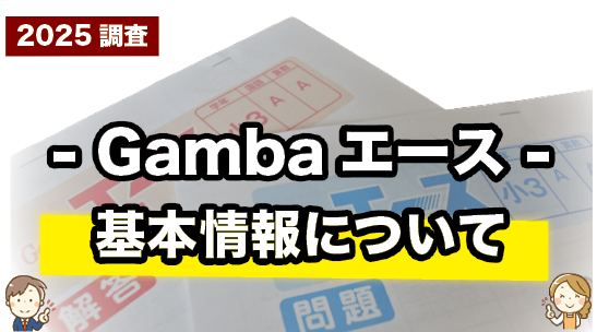 Gambaエースの基本情報をまとめて紹介しているページ